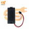 Single 9V battery holder hard plastic case with on/off switch and 2 pin SM JST connector pack of 1 (1 x 9V = 9volt)