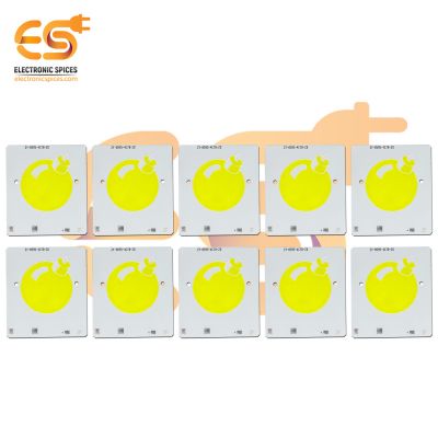 12V DC LED Bomb shape High brightness LED Aluminum Yellow bead COB strip lights bulbs pack of 10