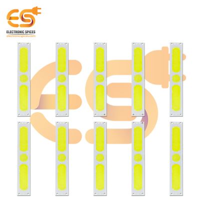 12V DC LED Circle & Cylinder shape High brightness LED Aluminum Yellow bead COB strip lights bulbs pack of 10