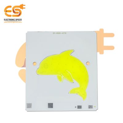 12V DC LED Fish Shape High brightness LED Aluminum Yellow bead COB strip lights bulbs