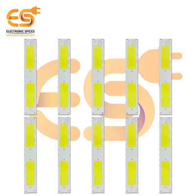12V DC LED Hexagon shape High brightness LED Aluminum Yellow bead COB strip lights bulbs pack of 10
