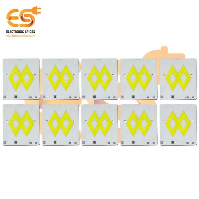 12V DC LED Loop shape High brightness LED Aluminum Yellow bead COB strip lights bulbs pack of 10