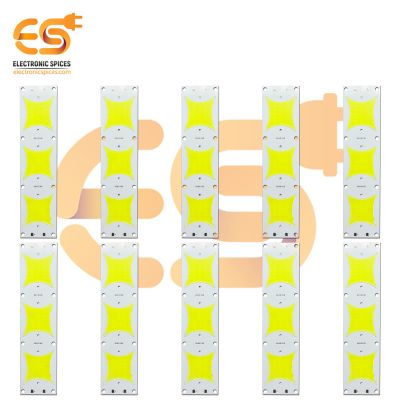 12V DC LED Rhombus shape High brightness LED Aluminum Yellow bead COB strip lights bulbs pack of 10
