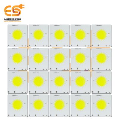12V DC LED Sun Shape High brightness LED Aluminum Yellow bead COB strip lights bulbs pack of 100