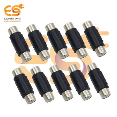 Single RCA coupler female to female audio connector pack of 20pcs