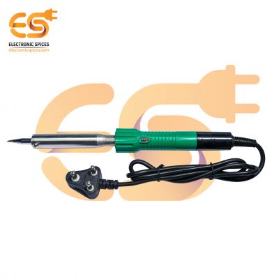 Electronic Spices 220V - 240V Heavy-Duty Soldering Iron 125W Electric Iron Tip Flat Point Type Nozzle Indicator Light PVC Wire and Copper Tip