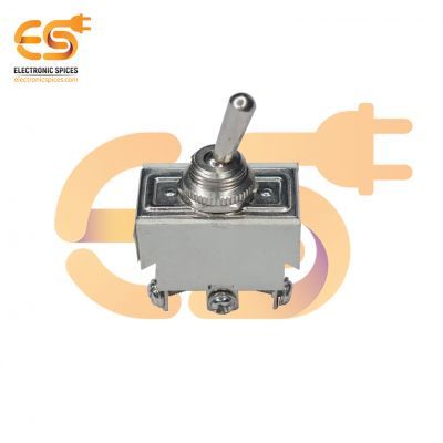 10Amp 250V 6 Pin Mini Toggle Switch ON / OFF / ON White Color 2pcs