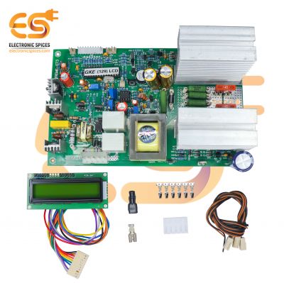 12V LCD-129 850VA PIC16F73 Based Power Home Inverter UPS KIT With LCD Display Square (16X2) And Connector