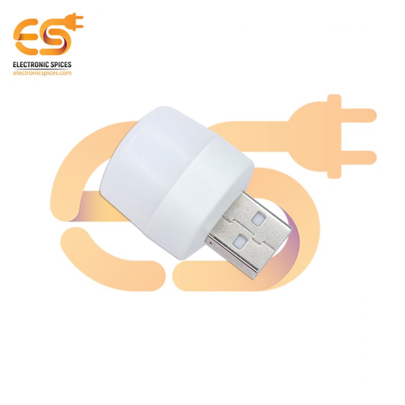 Small White LED Bulb, Portable Compact Night Light, suitable for indoor and  outdoor use, night light plugs in