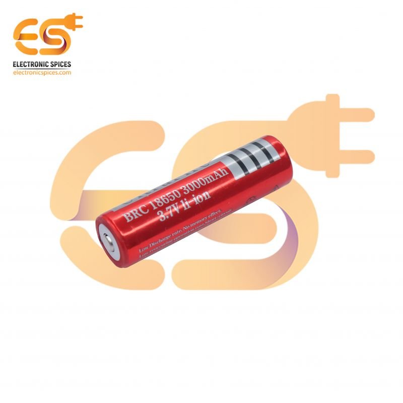 Buy 3000mah 37v 18650 Rechargeable Brc Lithium Battery