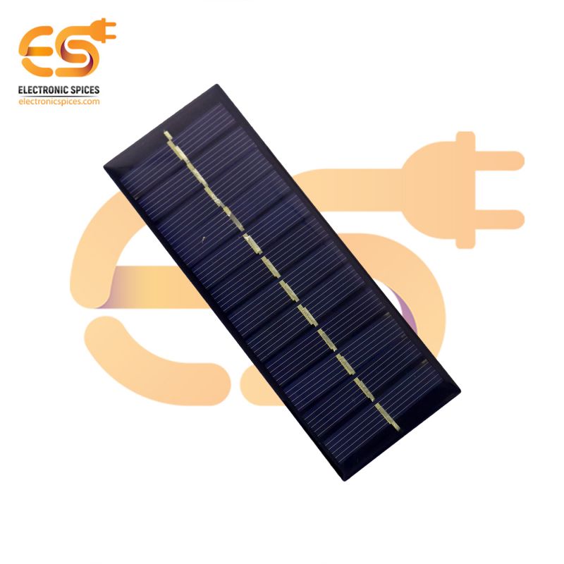110mm x 40mm 6V 70mAh rectangle shape polycrystalline mini epoxy solar panels pack of 10pcs