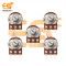 100K Rotary potentiometer round shaft handle 3 pin pack of 5pcs