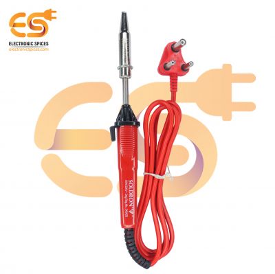 50 Watt 230 Volt AC Heavy duty Soldering Iron with Red color Nylon cable