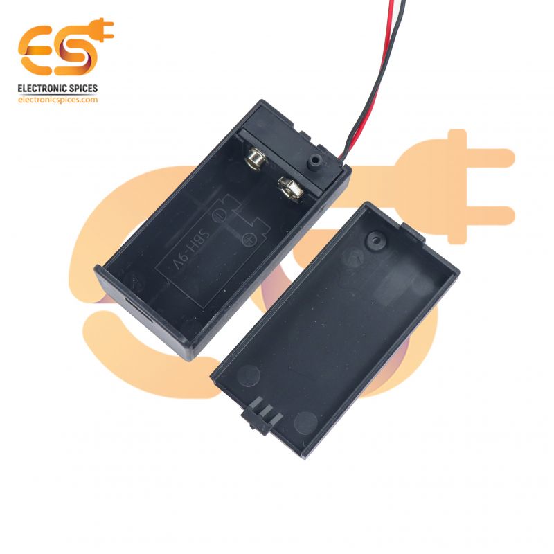 YUE Qin 2pcs 3.7V 18650 Battery Holder And 3pcs 9V Battery Holder Block