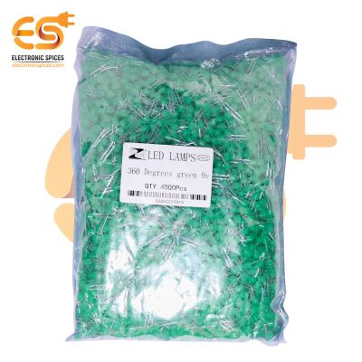 9V LED 360 Degree Pixel Led Straw Hat 4.8mm Green Pack of 4000 pcs