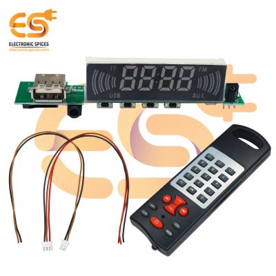 Decoder Board Audio Wireless Bluetooth Module  Diy Stereo board with support in bluetooth FM,USB,SD-CARD Slot , AUX & TF with Remote for Amplifier  (97 x 16)