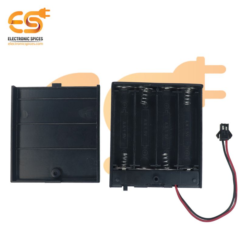Buy 4 cell Battery holder Wired Cap On/Off Switch WITH Jst Connector