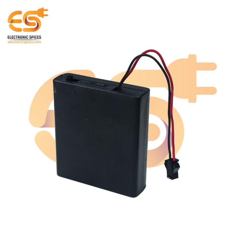 Buy 4 cell Battery holder Wired Cap On/Off Switch WITH Jst Connector