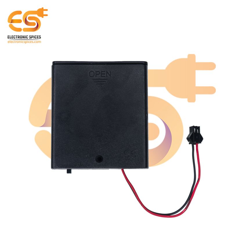 DIY Battery Pack 2 AA Battery Holder With Wires - 3 Pack Plastic Battery Cases With Leads 2 Battery Case - View #8