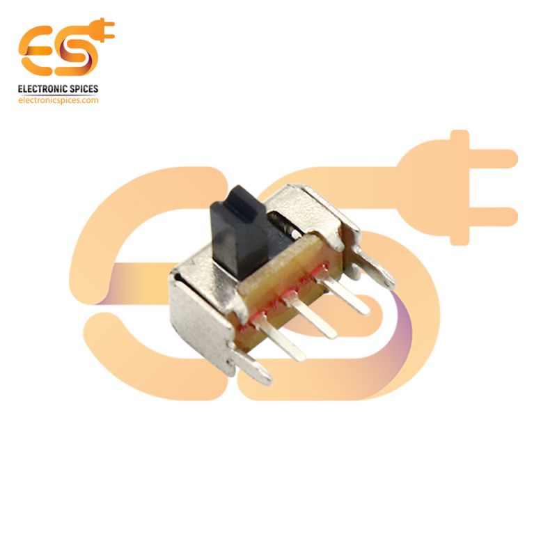 SS12D07 0.3A 30V SPDT 3 pin L shape metal body panel mount plastic handles slide switches pack of 100pcs