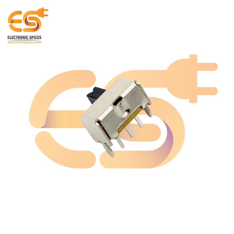 SS12D07 0.3A 30V SPDT 3 pin L shape metal body panel mount plastic handles slide switches pack of 100pcs