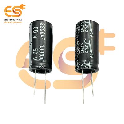 3300uf / 50V Aluminum Electrolytic Capacitor (18 X 35mm) Pack of 5