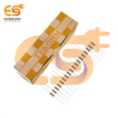 Electronic Spices 5000Pcs 10M Ohm (Ω) 1/4 (0.25 watt) ±5% Tolerance 10M MR Ω ohm MF Through Hole Resistors Axial Lead