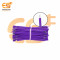 7/36 Copper Electrical Wire 28 AWG Purple Colour 5cm pack of 100pcs