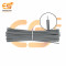 7/36 Copper Electrical Wire 28 AWG Grey Colour 10cm pack of 100pcs