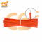 7/36 Copper Electrical Wire 28 AWG Orange Colour 10cm pack of 100pcs