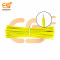 7/36 Copper Electrical Wire 28 AWG Yellow Colour 10cm pack of 100pcs