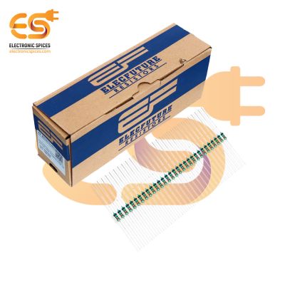 Electronic Spices 5000Pcs 15k Ohm (Ω) 1/4 (0.25 watt) ±5% Tolerance 15k MR Ω ohm MF Through Hole Resistors Axial Lead