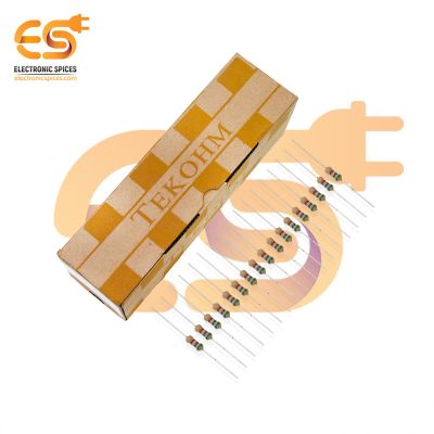 Electronic Spices 5000Pcs 5.6k Ohm (Ω) 1/4 (0.25 watt) ±5% Tolerance 5.6k MR Ω ohm MF Through Hole Resistors Axial Lead