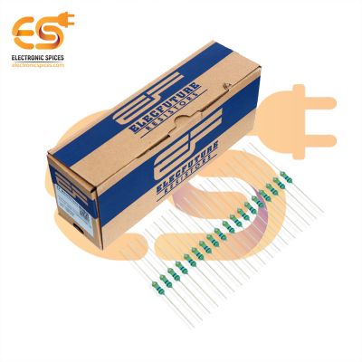 Electronic Spices 5000Pcs 560k Ohm (Ω) 1/4 (0.25 watt) ±5% Tolerance 560k MR Ω ohm MF Through Hole Resistors Axial Lead