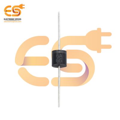 6A6G 600V, R-6 Glass Passivated General Purpose Rectifiers Pack of 5pcs