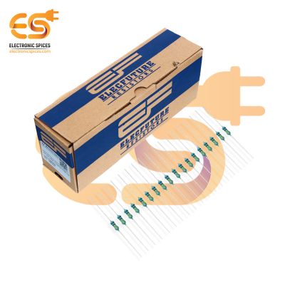 Electronic Spices 5000Pcs 680k Ohm (Ω) 1/4 (0.25 watt) ±5% Tolerance 680k MR Ω ohm MF Through Hole Resistors Axial Lead