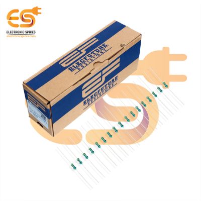 Electronic Spices 5000Pcs 680 Ohm (Ω) 1/4 (0.25 watt) ±5% Tolerance 680 MR Ω ohm MF Through Hole Resistors Axial Lead