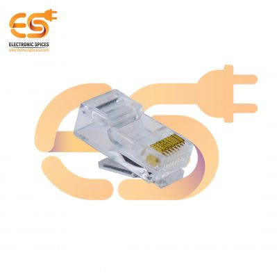 RJ45 Cat6/Cat5e/cat5 Ethernet Connector pack of 5pcs