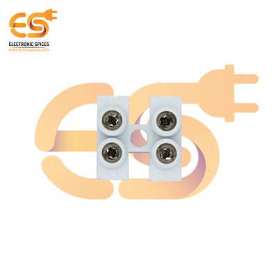 2 line 6A Electrical cable screw lock wire connector pack of 2pcs