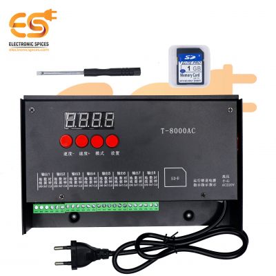 T8000 Ac 220-240V Led Controller with SD card