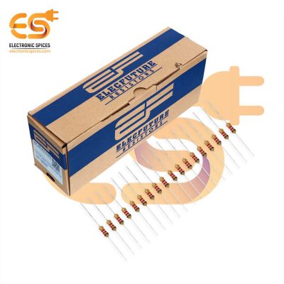 Electronic Spices 5000Pcs 1.2k Ohm (Ω) 1/4 (0.25 watt) ±5% Tolerance 1.2k MR Ω ohm MF Through Hole Resistors Axial Lead