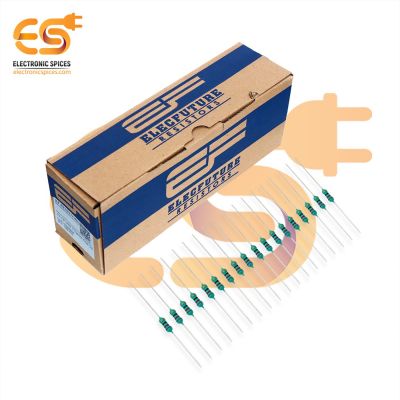 Electronic Spices 5000Pcs 82 Ohm (Ω) 1/4 (0.25 watt) ±5% Tolerance 82 MR Ω ohm MF Through Hole Resistors Axial Lead