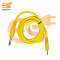 6.35mm to 2.5mm Male jack Mono to Mono audio cable for Mixer, Microphone, Electric Guitar yellow colour (1.35m)Approx