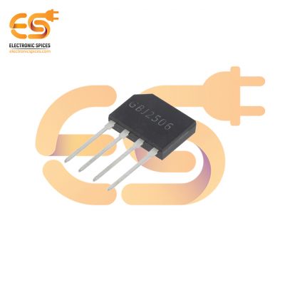 GBJ6, GBJ2506 25A 600V Bridge Rectifiers Diode pack of 2pcs