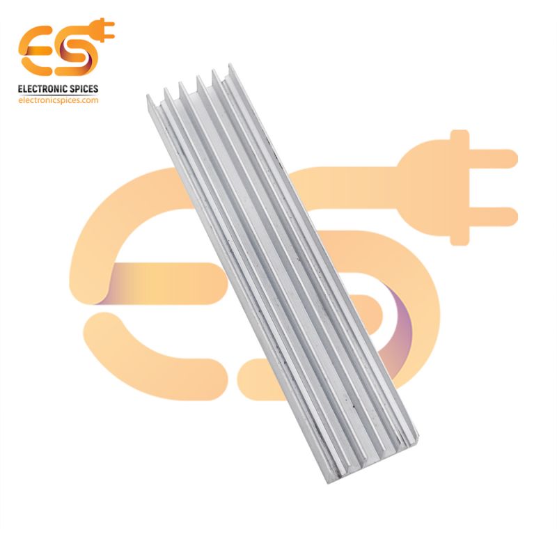 15cm x 3.3cm Aluminium heatsink pack of 5pcs
