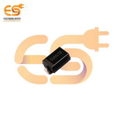 SMA, SMAJ16, 16.0V Surface Mount Transient Voltage Suppressors Rectifiers Diode pack of 5pcs