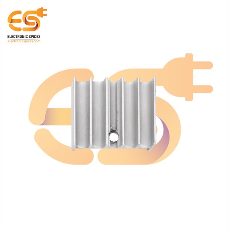 2cm x 2.3cm Aluminium heatsink for power transistor pack of 5pcs