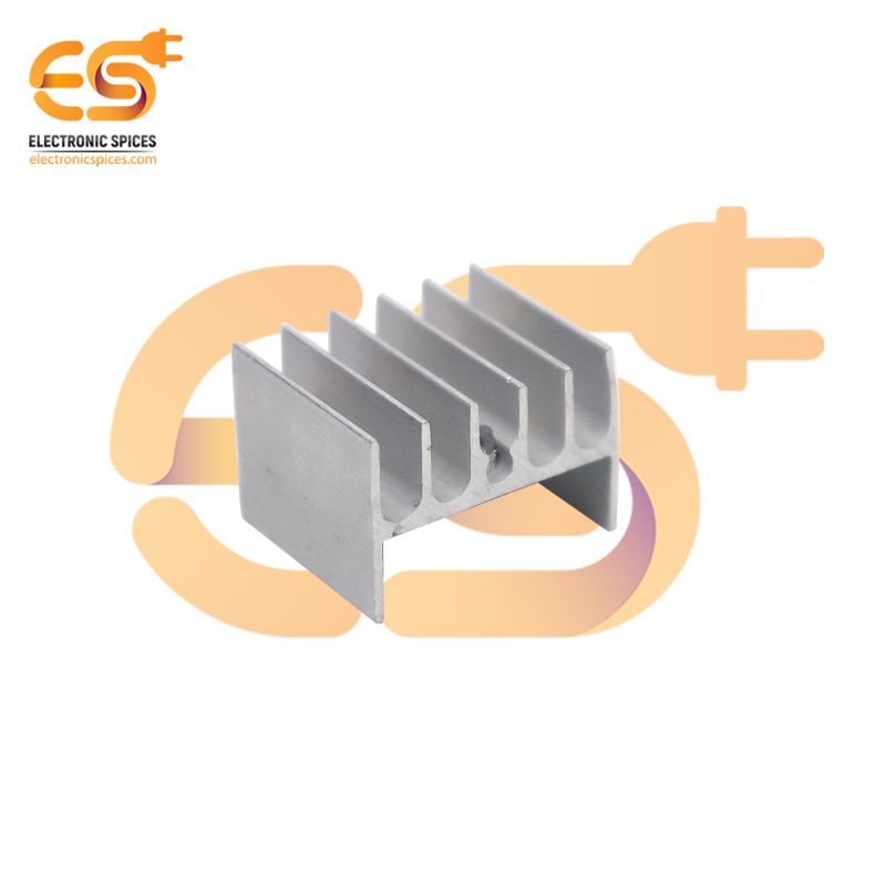 2cm x 2.3cm Aluminium heatsink for power transistor pack of 5pcs