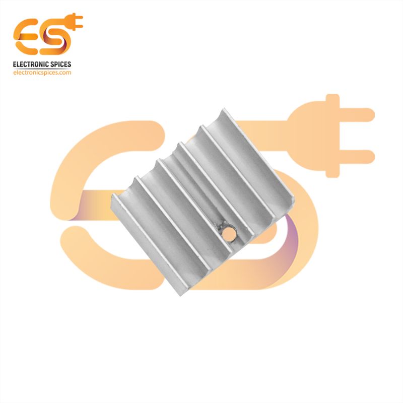 2cm x 2.3cm Aluminium heatsink for power transistors pack of 20pcs
