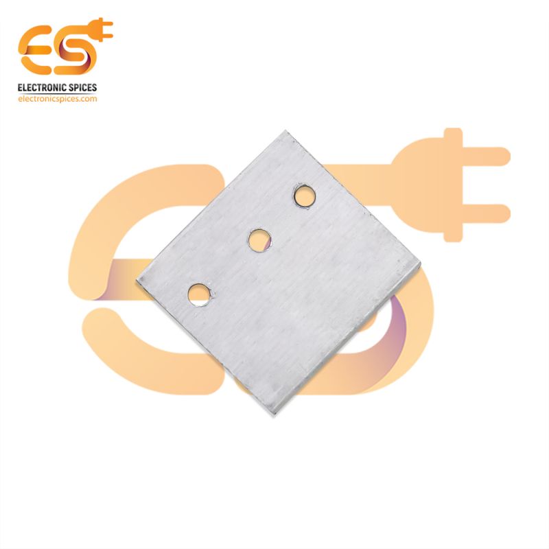 2.5cm x 2.3cm Aluminium heatsink for power transistors or CPU or IC pack of 20pcs
